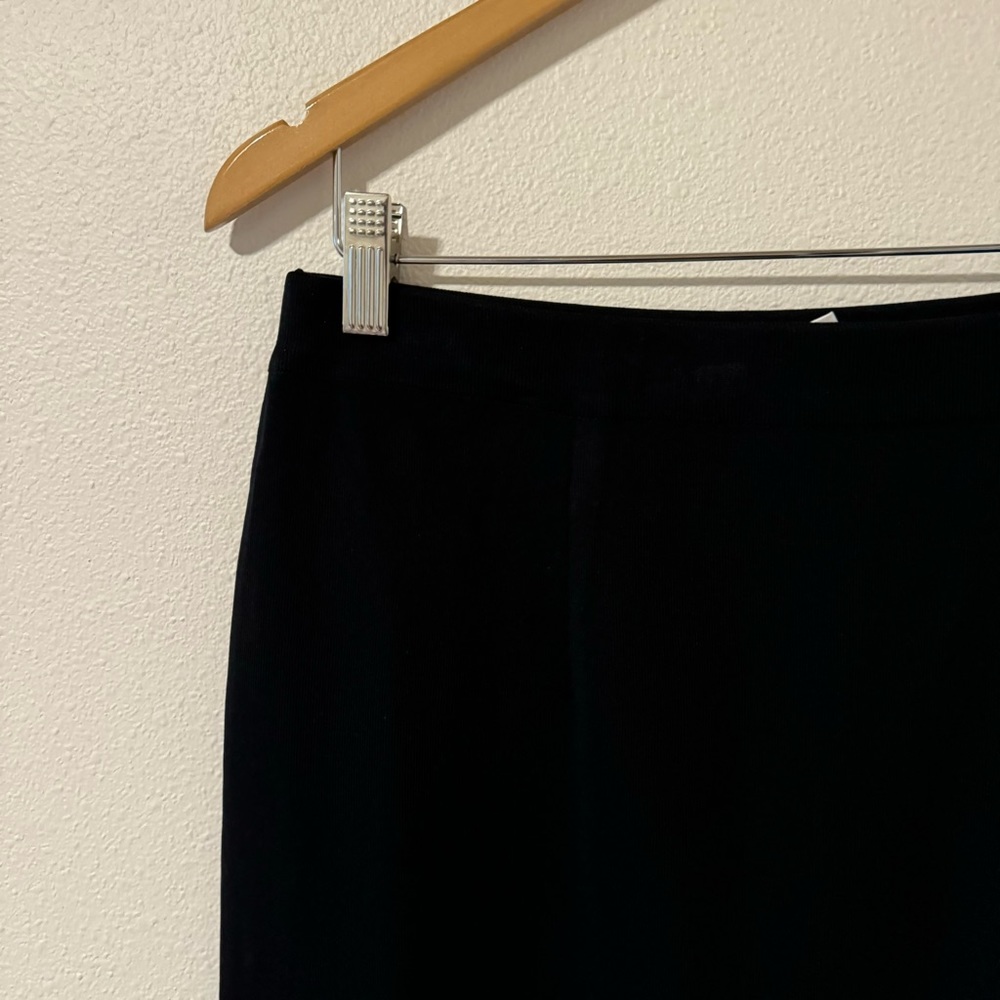 Vintage Exclusively Misook Solid Black Pencil Ski… - image 4